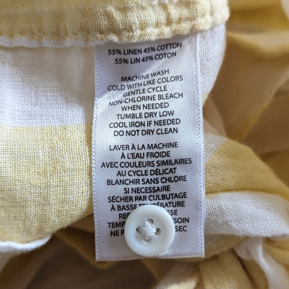 beachlunchlounge | Collection | Linen Tie Front Sleeveless Top - Picture 9 of 9